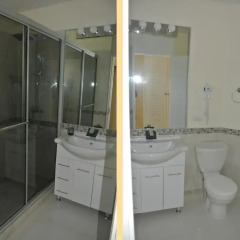 Отель Beach One Bedroom Suite 13 ванная