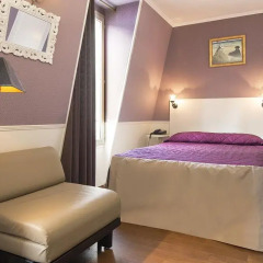 Отель Hôtel Tour Eiffel 2* Улучшенный номер с различными типами кроватей фото 4