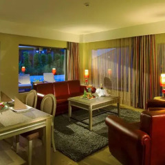 Отель Cornelia Diamond Golf Resort & SPA - All Inclusive 5* Вилла Azure с различными типами кроватей фото 15