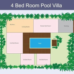 Отель Modern Thai Villa Rawai 4* Вилла с различными типами кроватей фото 4