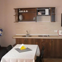 Hotel na Turbinnoy 3* Семейная студия с двуспальной кроватью фото 5