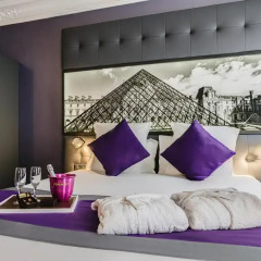 Отель Best Western Nouvel Orléans Montparnasse 4* Улучшенный номер с различными типами кроватей фото 10