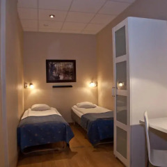 Отель Vanadis Hotell & Bad 2* Номер с общей ванной комнатой с различными типами кроватей (общая ванная комната) фото 5