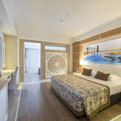 Crystal Sunset Luxury Resort & Spa Турция, Сиде - 1 отзыв об отеле, цены и фото номеров - забронировать отель Crystal Sunset Luxury Resort & Spa - All Inclusive онлайн комната для гостей фото 5