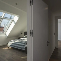 Отель Penthouse Stephansplatz Люкс с различными типами кроватей фото 48