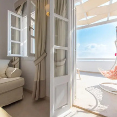 Отель Santorini Secret Suites & Spa 5* Вилла Junior с различными типами кроватей фото 14