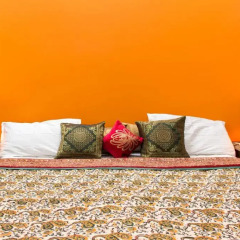 Отель Kalpana Yoga Homestay Стандартный номер с различными типами кроватей фото 5