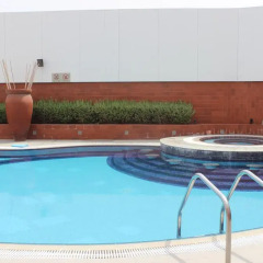 Отель Four Points by Sheraton Bur Dubai ОАЭ, Дубай - 1 отзыв об отеле, цены и фото номеров - забронировать отель Four Points by Sheraton Bur Dubai онлайн бассейн фото 3
