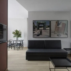 Отель Aparthotel Allada 3* Студия Делюкс с различными типами кроватей фото 5