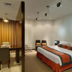 Signature Hotel Apartments & Spa 4* Улучшенная студия с различными типами кроватей фото 3