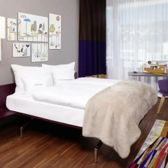 25hours Hotel Zürich West 4* Номер Silver с двуспальной кроватью фото 17