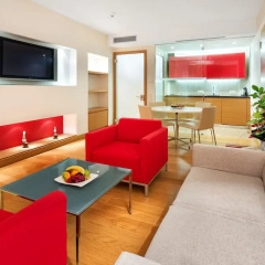Отель Andel's by Vienna House Prague 4* Стандартный номер с разными типами кроватей