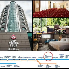 Best Western Plus hotel Expo городской автобус