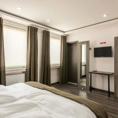 Отель Bürgerhofhotel 3* Стандартный номер с двуспальной кроватью фото 14