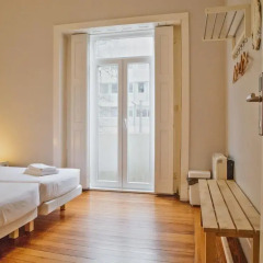 Porto Spot Hostel Стандартный номер 2 отдельные кровати фото 2