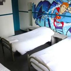 Отель Hôtel Absolute Paris République 2* Кровать в общем номере с двухъярусной кроватью фото 6