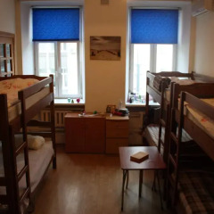 Moscow for You Hostel Кровать в общем номере с двухъярусной кроватью