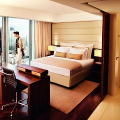 Отель Jumeirah Frankfurt 5* Номер Делюкс с различными типами кроватей фото 12