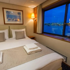 Отель OnRiver Hotels - MS Cezanne Будапешт комната для гостей фото 2