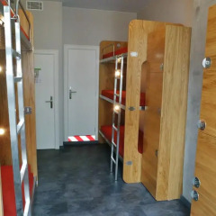 Train Hostel Кровать в общем номере с двухъярусной кроватью фото 5