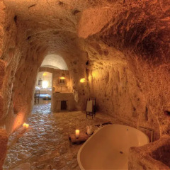 Отель Sextantio Le Grotte Della Civita 4* Улучшенный номер фото 7