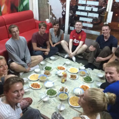 Dalat Backpackers Hostel Кровать в общем номере