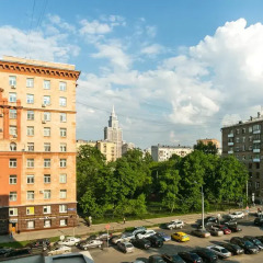 Гостиница MaxRealty24 Leningradskiy prospekt 77 Апартаменты с разными типами кроватей фото 7