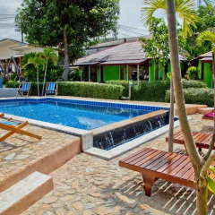 Отель Angel Green Garden Bungalows Самуи бассейн фото 2