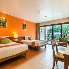 Отель Ravindra Beach Resort And Spa 5* Улучшенный номер с разными типами кроватей фото 2
