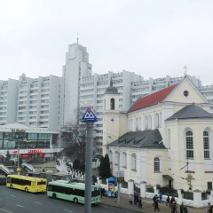Апартаменты Molnar Apartments Минск балкон