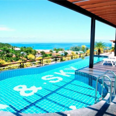 Апартаменты Sea & Sky Karon 2 bedrooms Apartment Sea View бассейн