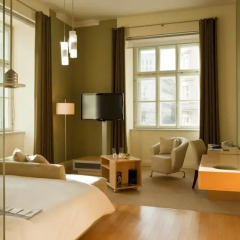 Отель Le Méridien Wien 5* Представительский номер с различными типами кроватей фото 2
