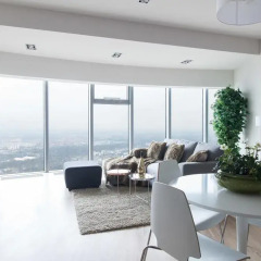 Апартаменты 40th+ Floor Luxury Apartments in Sky Tower Люкс с различными типами кроватей фото 7