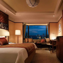 Отель Shangri-la Bangkok 5* Улучшенный номер с различными типами кроватей фото 7