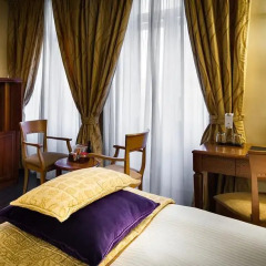 Hotel Dei Cavalieri 4* Номер Бизнес с двуспальной кроватью фото 13