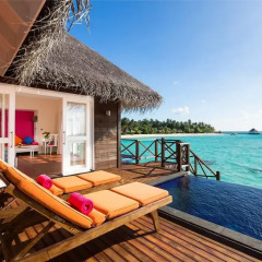 Отель Sun Aqua Vilu Reef 5* Вилла с различными типами кроватей фото 3