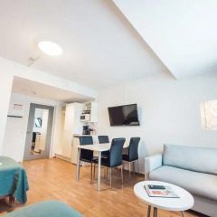 Отель Forenom Aparthotel Helsinki Herttoniemi Стандартный номер с различными типами кроватей фото 11