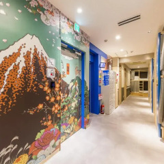 EAST57 ASAKUSABASHI - Hostel Кровать в мужском общем номере с двухъярусной кроватью