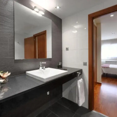 Апартаменты Habitat Apartments Fluvia Барселона ванная