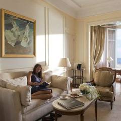 Отель InterContinental Carlton Cannes 5* Улучшенный люкс с различными типами кроватей фото 5