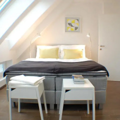 Апартаменты Alga Apartments am Westbahnhof комната для гостей фото 4