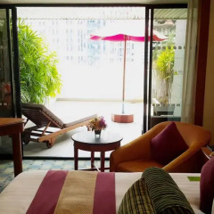 Boulevard Hotel Bangkok 4* Номер Делюкс с разными типами кроватей фото 9