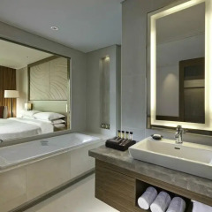 Sheraton Seoul D Cube City Hotel 5* Номер Делюкс с различными типами кроватей фото 9