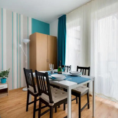 Апартаменты Sun Resort Apartments Студия Делюкс с различными типами кроватей фото 15