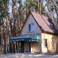 База Отдыха Лесная на Самаре Коттедж с разными типами кроватей фото 6