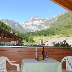 Отель Pension Bergland Горнолыжный курорт Ортлер балкон