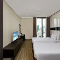 Poseidon Nha Trang Hotel 4* Улучшенный номер с различными типами кроватей фото 4