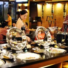 Отель Riyuegu Hotsprings Resort питание