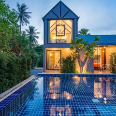 Отель Villa Na Pran, Pool Villa 3* Стандартный номер с различными типами кроватей фото 10