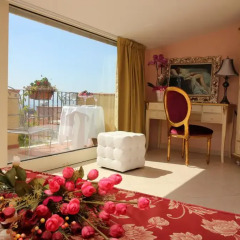 Hotel Scilla 3* Стандартный номер двуспальная кровать фото 17
